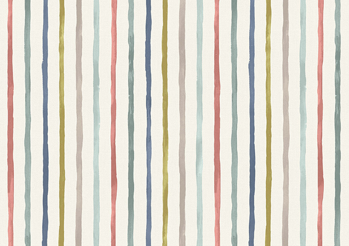 Vintage Stripe, Promenade - Roman Blind - Image 7